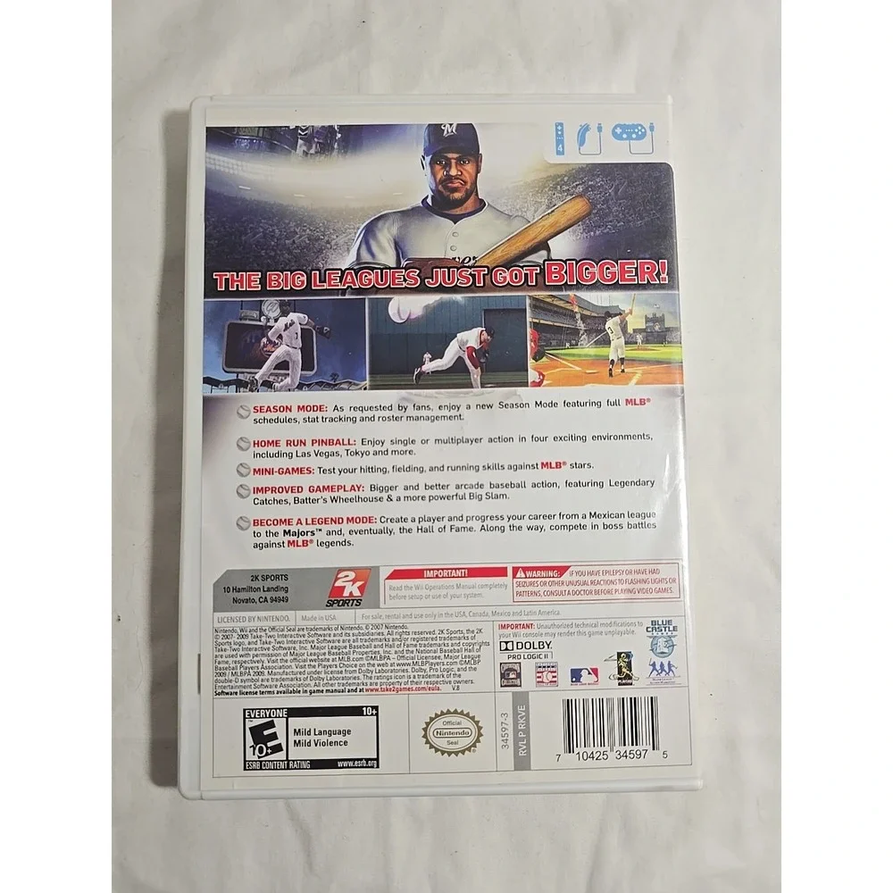 THE BIGS 2 2K Sports‎ Nintendo Wii